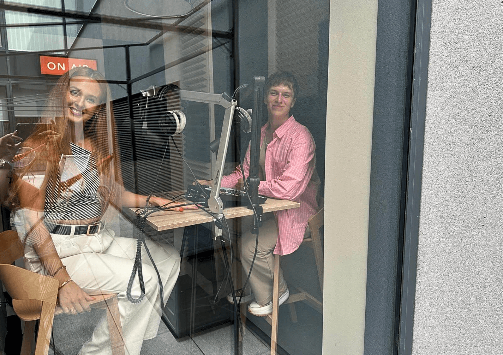 Natáčení podcastu MANIFESTUJEME